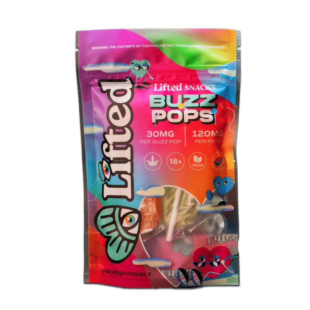 Lifted Buzz Pops 120mg (4x30mg)
