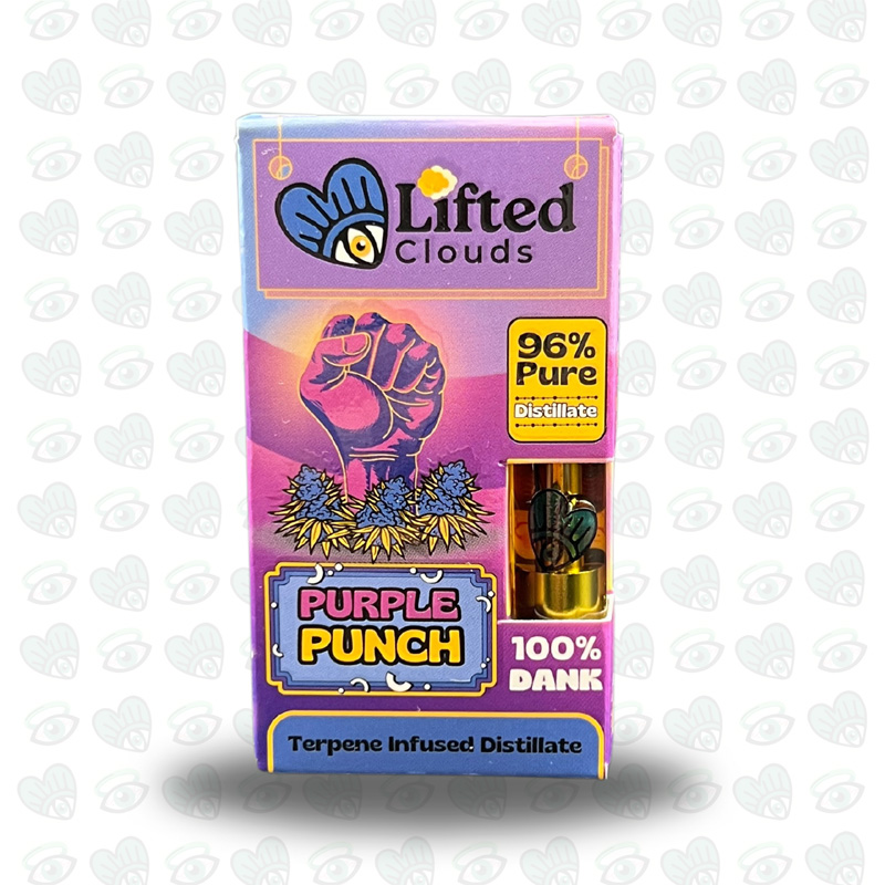 Lifted Distillate Vape Cart - Purple Punch (Indica) (0.5ml)